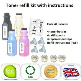 Compatible 4 Colour Brother TN-230 Toner Refill Multipack