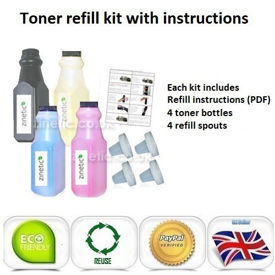 Compatible 4 Colour Brother TN-241 & TN-245 Toner Refill Multipack 