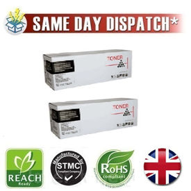 Compatible High Capacity Black HP 504X Toner Cartridge Twin Pack 