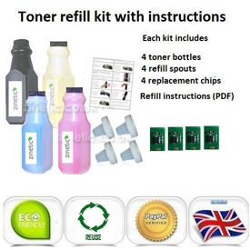 OKI C9655 Toner Refill Rainbow Value Pack