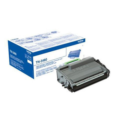 Original High Capacity Black Brother TN-3480 Toner Cartridge 